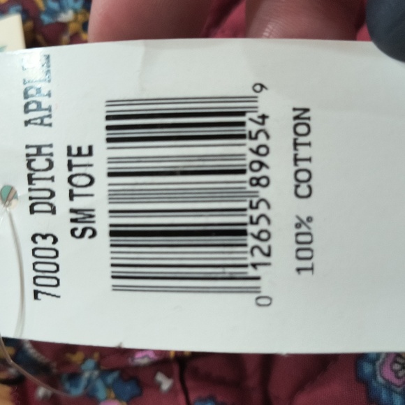 3/$10⭐ NWT Crossroads Quilts shoulder purse, "Dutch Apple" print #70003 - Picture 8 of 16